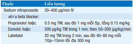 Điều trị bóc tách động mạch chủ