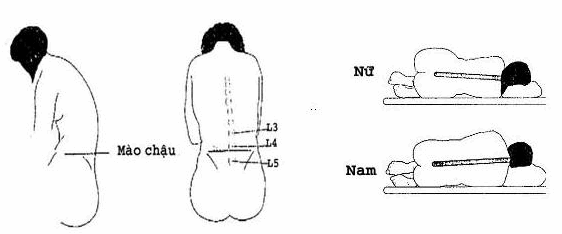 Tư thế ngồi và tư thế nằm nghiêng