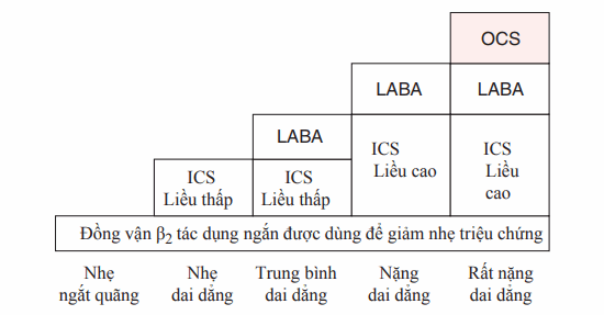 Bậc thang điều trị hen phế quản