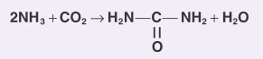 Kết hợp amoniac và carbodioxide