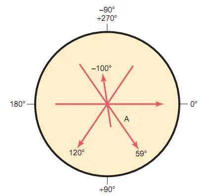 Vector được vẽ để biểu thị điện thế của một vài tim khác nhau