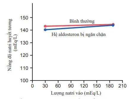 Ảnh hưởng của những thay đổi lớn về lượng natri ăn vào đối với nồng độ natri